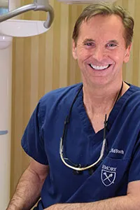 Dr Booth smiling
